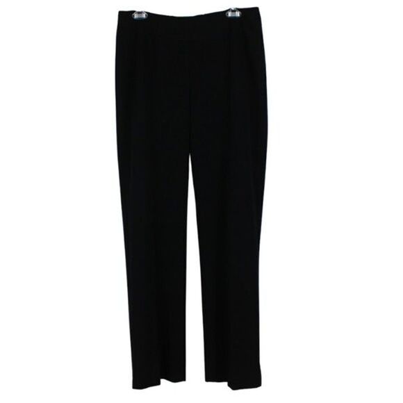 Amber Sun Pants - Ankle Trouser Pants Slits Back Zipper Vanishing Waist Black Women's Size 10